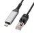 サンワサプライ　USB-C ⇔ LAN ケーブル [有線LAN /2.0m /1Gbps対応] ブラック KBSL6CLAN02BK