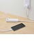 ビックアイデア　USB付き電源タップ2個口1m2ポート ホワイト BIMUT212A1W