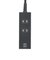 ビックアイデア　USB付き電源タップ2個口1m2ポート ブラック BIMUT212A1K