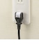 ビックアイデア　USB付き電源タップ2個口1m2ポート ブラック BIMUT212A1K