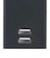 ビックアイデア　USB付き電源タップ2個口1m2ポート ブラック BIMUT212A1K