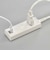 ビックアイデア　USB付き電源タップ2個口2m2ポート ホワイト BIMUT222A1W