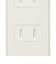 ビックアイデア　USB付き電源タップ3個口1m2ポート ホワイト BIMUT312A1W