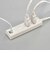 ビックアイデア　USB付き電源タップ3個口1m2ポート ホワイト BIMUT312A1W