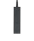 ビックアイデア　USB付き電源タップ3個口1m2ポート ブラック BIMUT312A1K
