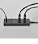 ビックアイデア　USB付き電源タップ3個口1m2ポート ブラック BIMUT312A1K