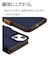 ラスタバナナ　iPhone 14 / 13 薄型手帳ケース サイドマグネット ネイビー×ブラウン 7015IP261BO