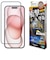 ラスタバナナ　iPhone 15 ガラスフィルム 全画面保護 衝撃吸収+角割れしない3Dソフトフレーム ブルーライトカット 高光沢 簡単貼り付け治具付き SGSA3892IP361