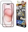 ラスタバナナ　iPhone 15 ガラスフィルム 全画面保護 衝撃吸収+角割れしない3Dソフトフレーム ブルーライトカット 高光沢 簡単貼り付け治具付き SGSA3892IP361