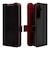 ラスタバナナ　Galaxy S25 薄型手帳サイドマグネットケース 衝撃吸収 ブラック×レッド 8738GS25BSMBKR