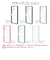 ラスタバナナ　AQUOS wish5 FLEXGUARD TPU×PC ﾌﾞﾙｰ×ｸﾘｱ ﾌﾞﾙｰ 8817AW5HPBL