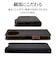 ラスタバナナ　AQUOS sense10 薄型手帳サイドマグネットケース ブラック×ブラウン 9243AS10BSMBKB