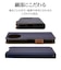 ラスタバナナ　AQUOS sense10 薄型手帳サイドマグネットケース ネイビー×ブラウン 9245AS10BSMNVB