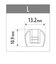 ラディウス　イヤーピース deep mount earpiece 単品(L) クリア HPDME01CL