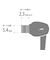ラディウス　イヤーピース deep mount earpiece 単品(XS) クリア HPDME04CL