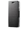エレコム　iPhone SE 第3世代/第2世代/8/7専用 レザーケース/UltraSlim/薄型/磁石付き/カーボン調(ブラック) PMA22SPLFUCB