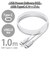 エレコム　タイプC ケーブル USB Type-C to Type-C 1m PD 60W 急速充電 断線しにくい スリム耐久ケーブル シルバー MPAXCCPS10PNSV