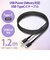 エレコム　タイプC ケーブル USB Type-C to Type-C 1.2m PD 60W 急速充電 断線に強い 高耐久 ブラック MPAXCCS12PNBK