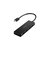 エレコム　USB Type-C ハブ USB2.0 USB-A ×4 バスパワー コンパクト 薄型 ケーブル長15cm ブラック U2HCH040XBK