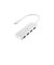 エレコム　USB Type-C ハブ USB2.0 USB-A ×4 バスパワー コンパクト 薄型 ケーブル長15cm ホワイト U2HCH040XWH