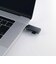 エレコム　USB-C カードリーダー 2in1 SD / microSD 高速転送 USB3.2 Gen1 軽量 コンパクト Windows Mac iPad iPhone 対応 ブラック MR3CD20BK