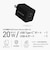 エレコム　充電器 USB Type-C 20W PD対応 2ポート USB-C USB-A コンセント iPhone iPad Android 各種対応 PSE適合 折りたたみ式プラグ ブラック MPAAC12020XBK