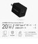 エレコム　充電器 USB Type-C 20W PD対応 2ポート USB-C USB-A コンセント iPhone iPad Android 各種対応 PSE適合 折りたたみ式プラグ ブラック MPAAC12020XBK