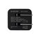 エレコム　充電器 USB Type-C 20W PD対応 2ポート USB-C USB-A コンセント iPhone iPad Android 各種対応 PSE適合 折りたたみ式プラグ ブラック MPAAC12020XBK