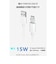 エレコム　マグネット 充電ケーブル USB-C USB-A 15W 着脱式コネクタ ブレーカー内蔵 1m ホワイト MPAACMA10WH