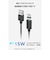 エレコム　マグネット 充電ケーブル USB-C USB-A 15W 着脱式コネクタ ブレーカー内蔵 2m ブラック MPAACMA20BK