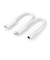 PGA　USB-C充電ポート付 3.5mm to USB-C イヤホン変換アダプタ Premium Style ホワイト PG35CCHG02WH