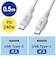 サンワサプライ　USB2.0 Type-C シリコンケーブル(PD240W・0.5m・ホワイト) KUCCPES05W