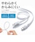 サンワサプライ　USB2.0 Type-C シリコンケーブル(PD240W・0.5m・ホワイト) KUCCPES05W