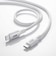 サンワサプライ　USB2.0 Type-C シリコンケーブル(PD240W・0.5m・ホワイト) KUCCPES05W