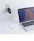 サンワサプライ　USB2.0 Type-C シリコンケーブル(PD240W・0.5m・ホワイト) KUCCPES05W
