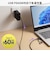 サンワサプライ　USB2.0Type-Cケーブル(CtoA変換アダプタ付き・PD60W・ブラック) KUCCP60ACC10BK