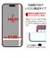 ラスタバナナ　iPhone 17 ガラスフィルム 角割れしない ブルーライトカット 全面保護 ソフトフレーム 簡単貼り付けツール付き SE5092IP5A