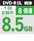 VERBATIMJAPAN　データ用 DVD-R DL 2-8倍速対応 8.5GB 10枚スピンドル DHR85HP10SD1