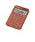 カシオ　デザイン電卓 ミニジャストタイプ［12桁］ブリックレッド MWC20DRDN