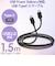 エレコム　USB2.0ケーブル USB Type-C to Type-C 1.5m PD 60W 急速充電 転送 ブラック MPAXCC15PNBK