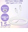 エレコム　USB2.0ケーブル USB Type-C to Type-C 1.5m PD 60W 急速充電 転送 ホワイト MPAXCC15PNWH