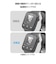 エレコム　Apple Watch 44mm フルカバーフィルム 衝撃吸収 防指紋 高光沢 傷リペア AW25DFLAPKRG