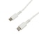 クオリティトラストジャパン　PD対応 USB Type-C to Type-Cやわらかいのに切れにくいケーブル 1m ホワイト QTC0416WH