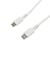クオリティトラストジャパン　PD対応 USB Type-C to Type-Cやわらかいのに切れにくいケーブル 2m ホワイト QTC0417WH