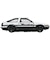 タカラトミー　トミカプレミアム unlimited 01 頭文字D AE86 トレノ(藤原拓海) 01ｲﾆｼｬﾙDAE86ﾄﾚﾉ