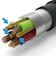 OWLTECH　断線に強い 超タフUSB TypeC to microUSBケーブル ブラック ［1m］ OWLCBCM10BK