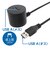 ナカバヤシ　ミヨシ USB3.0延長ケーブル 卓上タイプ 1.5m ブラック USBEXT3015BK