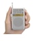 オーム電機　ポケットラジオ AM/FM AudioComm シルバー ［ワイドFM対応 /AM/FM］ RADP212SS