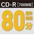 VERBATIMJAPAN　音楽用CD-R スピンドル 700MB 80分 20枚 AR80FP20SJ1