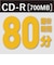 VERBATIMJAPAN　音楽用CD-R Victor(ビクター)  10枚 700MB インクジェットプリンター対応  AR80FPX10J1